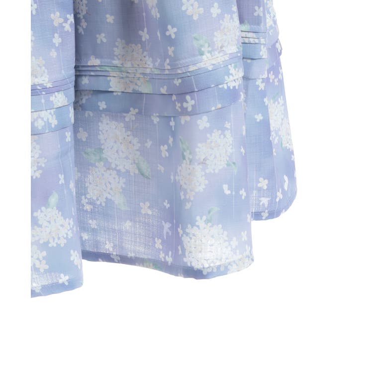 金木犀柄タックスカート | axes femme | 詳細画像13 