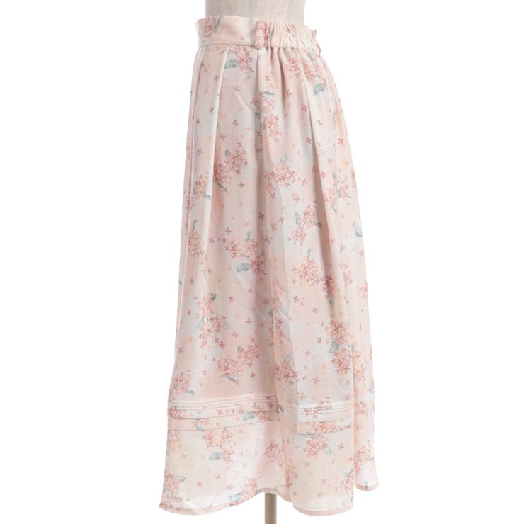 金木犀柄タックスカート | axes femme | 詳細画像18 