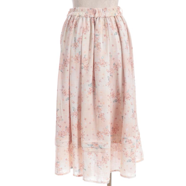 金木犀柄タックスカート | axes femme | 詳細画像19 