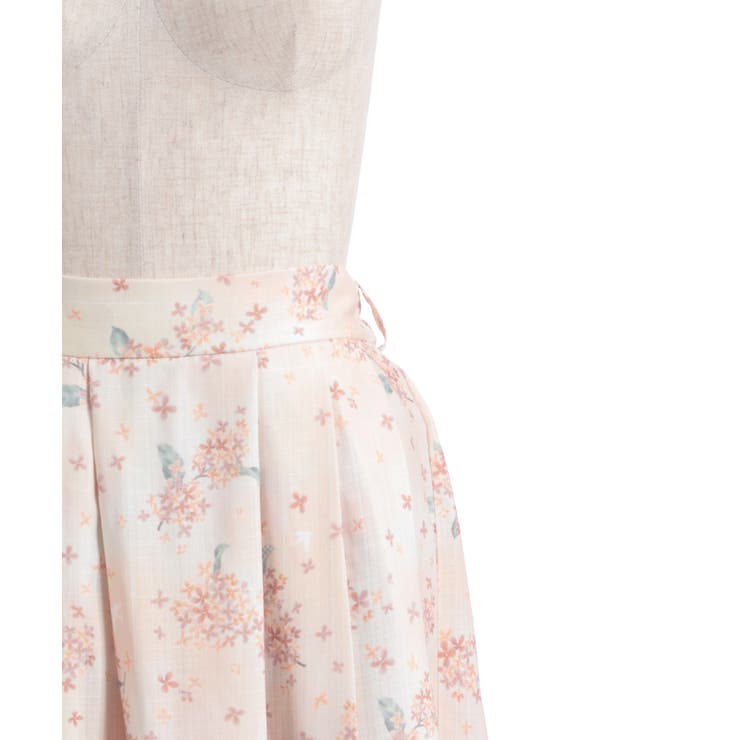 金木犀柄タックスカート | axes femme | 詳細画像20 