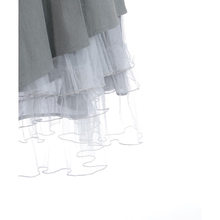 アシメプリーツ×チュールスカート | axes femme | 詳細画像10 