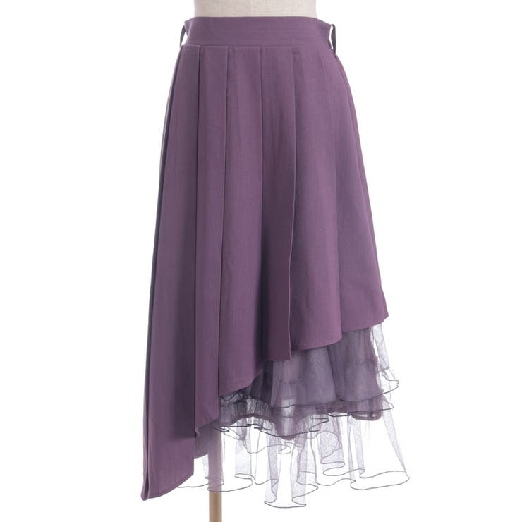 アシメプリーツ×チュールスカート | axes femme | 詳細画像14 