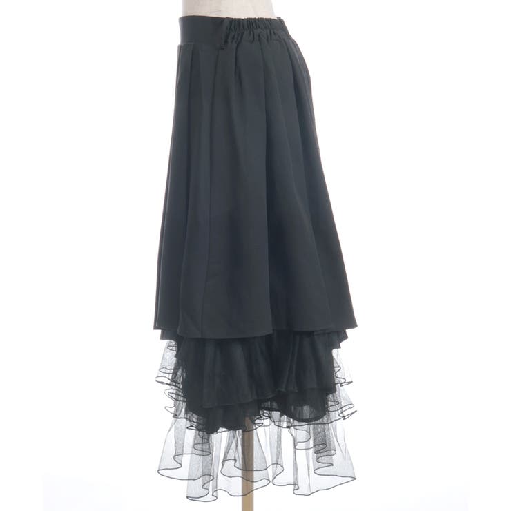 アシメプリーツ×チュールスカート | axes femme | 詳細画像24 