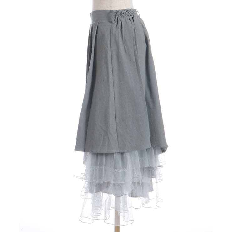 アシメプリーツ×チュールスカート | axes femme | 詳細画像7 