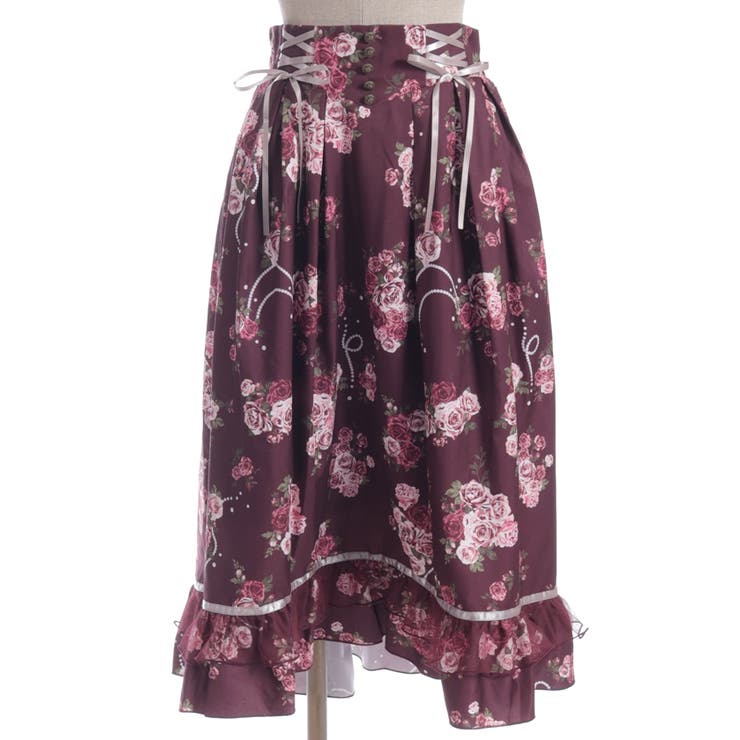 ローズ・オン・フルールスカート | axes femme | 詳細画像15 