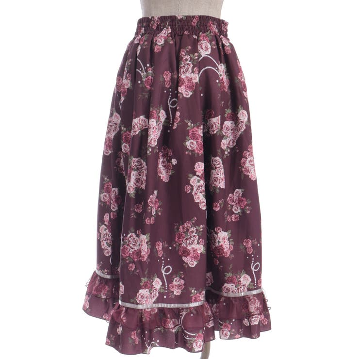 ローズ・オン・フルールスカート | axes femme | 詳細画像17 