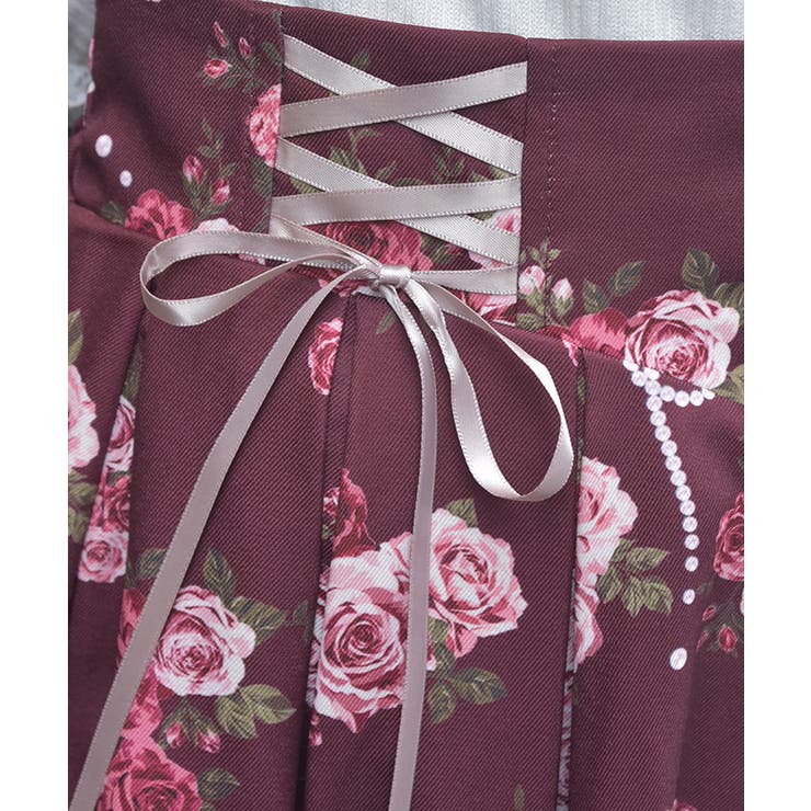 ローズ・オン・フルールスカート | axes femme | 詳細画像5 