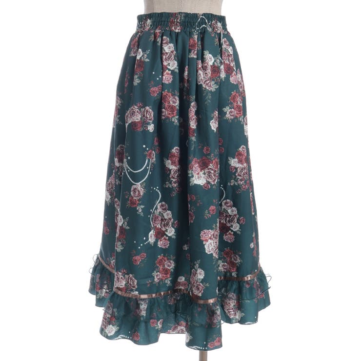 ローズ・オン・フルールスカート | axes femme | 詳細画像9 