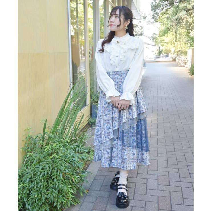 ローズ・ステンドグラススカート | axes femme | 詳細画像10 