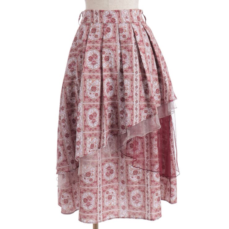 ローズ・ステンドグラススカート | axes femme | 詳細画像17 