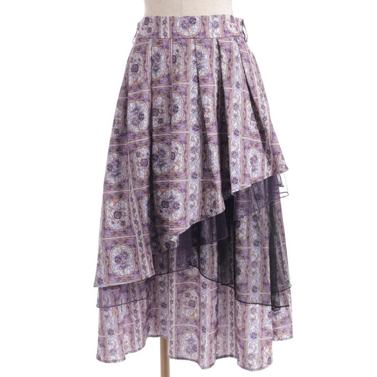 ローズ・ステンドグラススカート | axes femme | 詳細画像24 