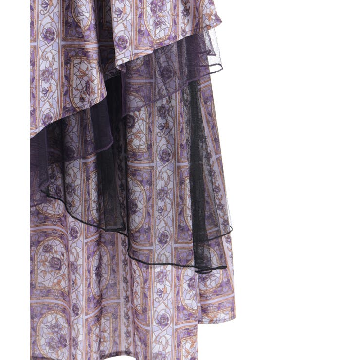 ローズ・ステンドグラススカート | axes femme | 詳細画像28 