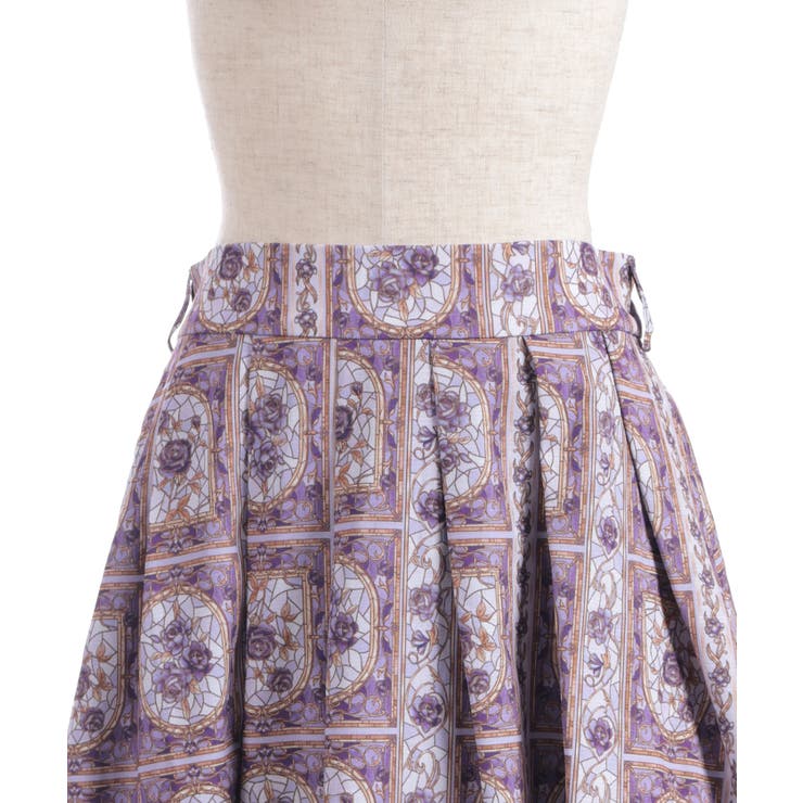 ローズ・ステンドグラススカート | axes femme | 詳細画像29 