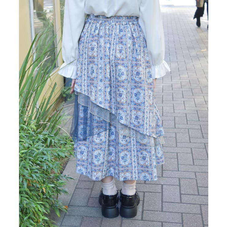 ローズ・ステンドグラススカート | axes femme | 詳細画像3 