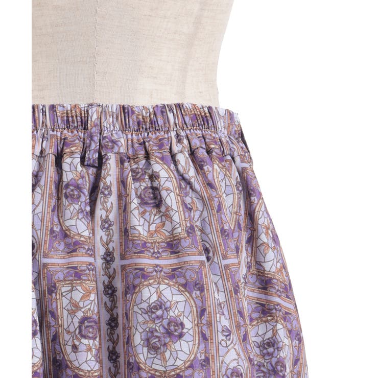 ローズ・ステンドグラススカート | axes femme | 詳細画像30 