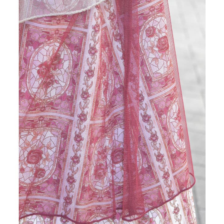 ローズ・ステンドグラススカート | axes femme | 詳細画像6 