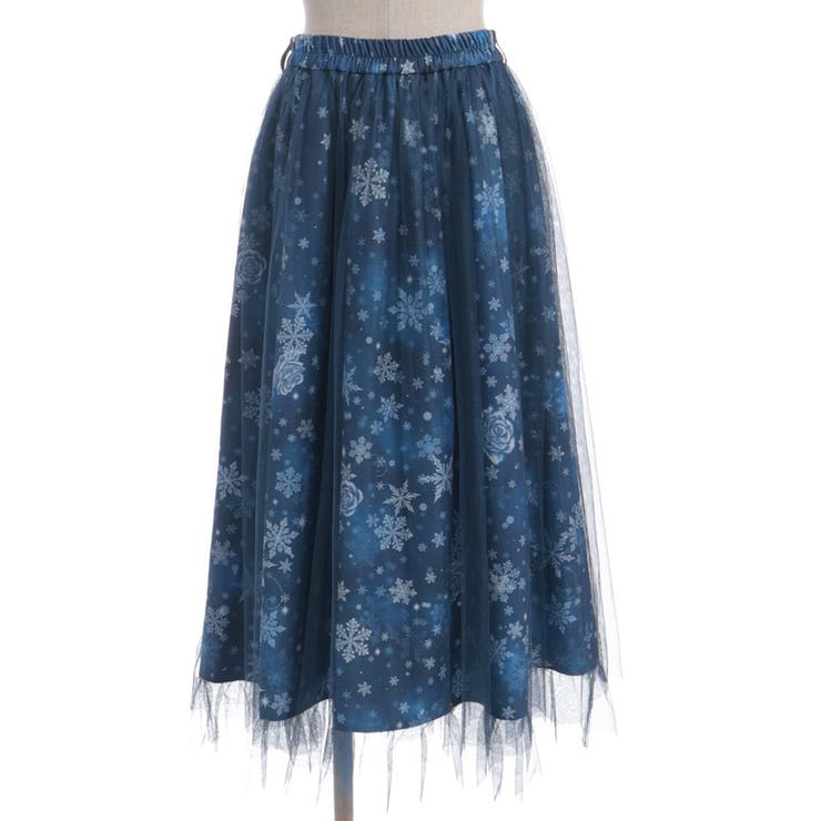 スノー・ローズ柄スカート | axes femme | 詳細画像9 