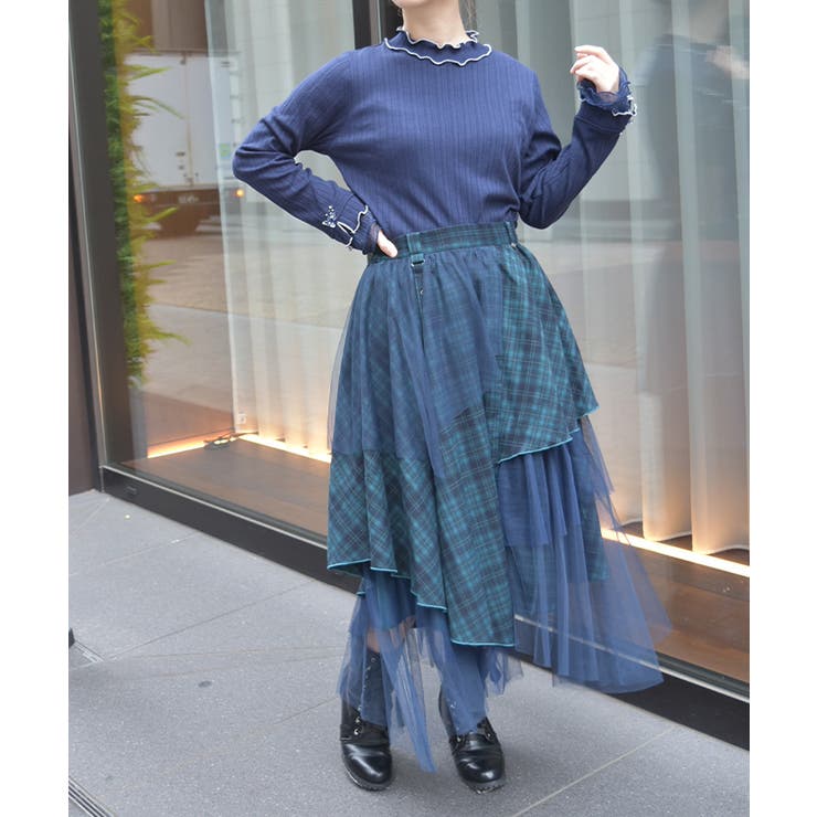 異素材イレヘムボリュームスカート | axes femme | 詳細画像5 