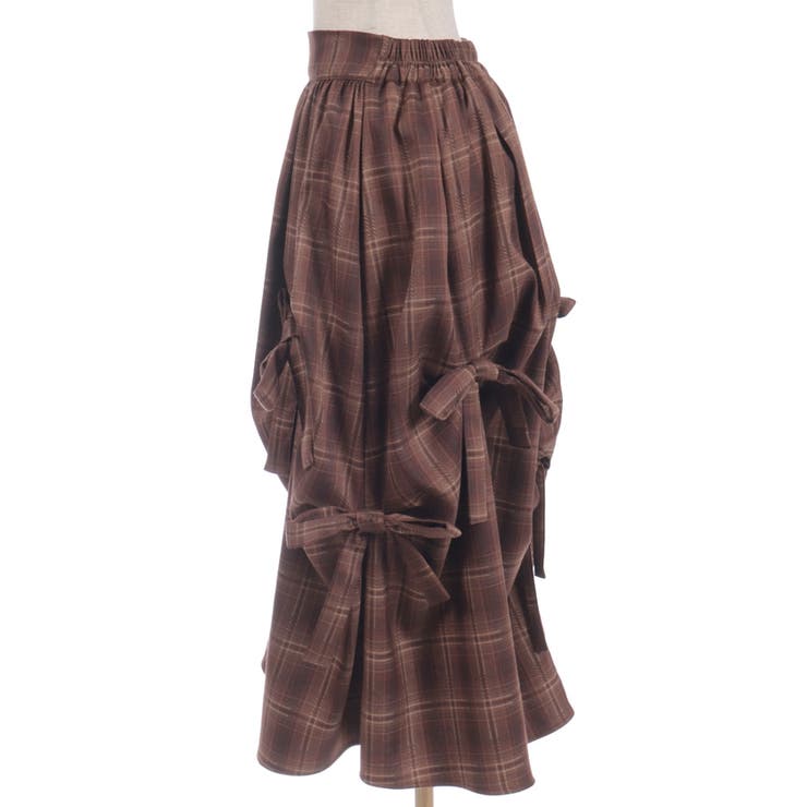 リボン×タック×ドロストスカート | axes femme | 詳細画像16 