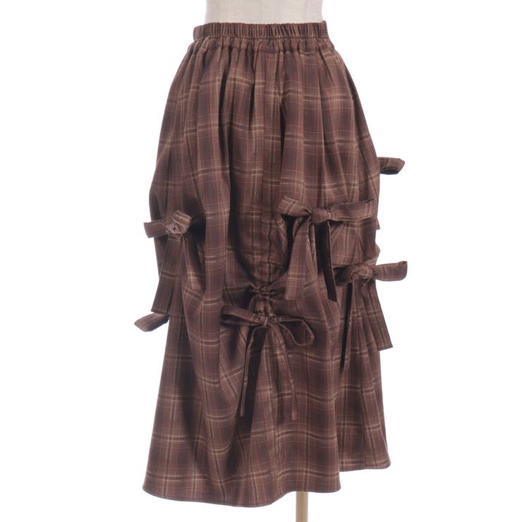 リボン×タック×ドロストスカート | axes femme | 詳細画像17 