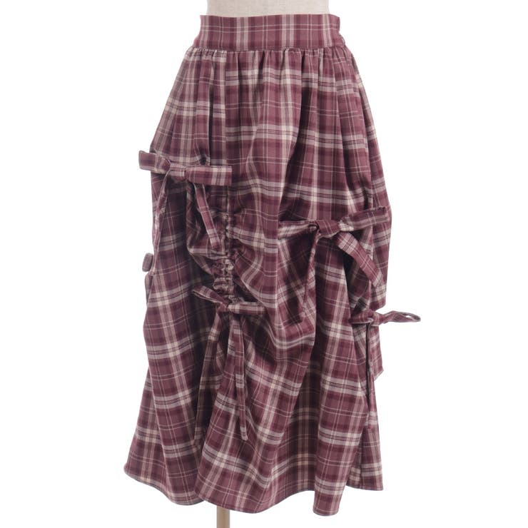 リボン×タック×ドロストスカート | axes femme | 詳細画像22 