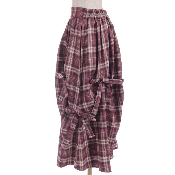 リボン×タック×ドロストスカート | axes femme | 詳細画像23 