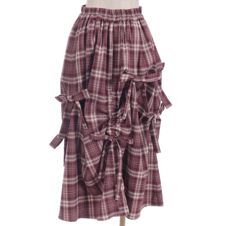 リボン×タック×ドロストスカート | axes femme | 詳細画像24 