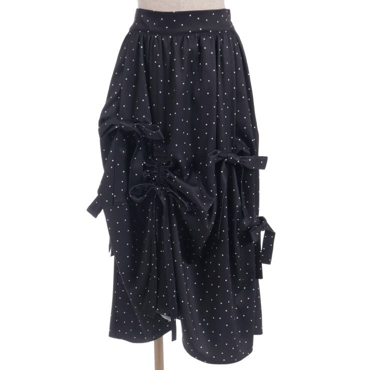 リボン×タック×ドロストスカート | axes femme | 詳細画像7 