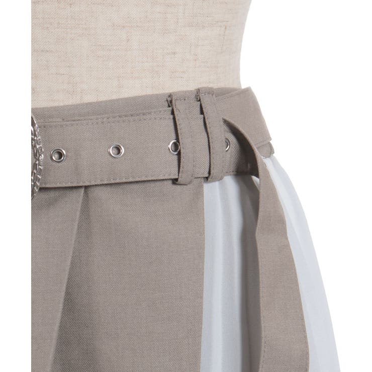 プリーツ切替スカート | axes femme | 詳細画像10 