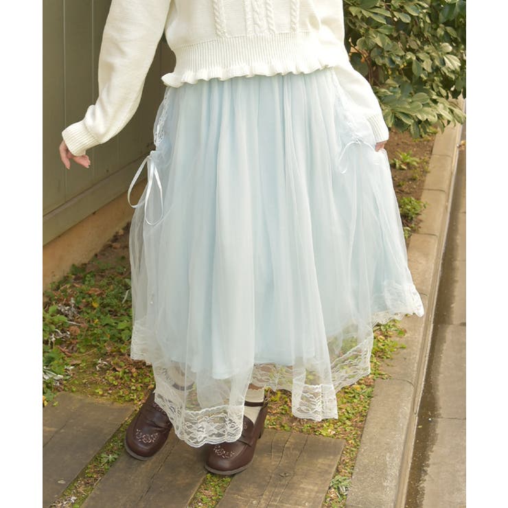 チュールレイヤードスカート | axes femme | 詳細画像8 