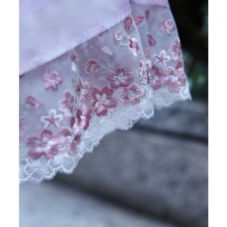 桜レース×桜柄スカート | axes femme | 詳細画像14 
