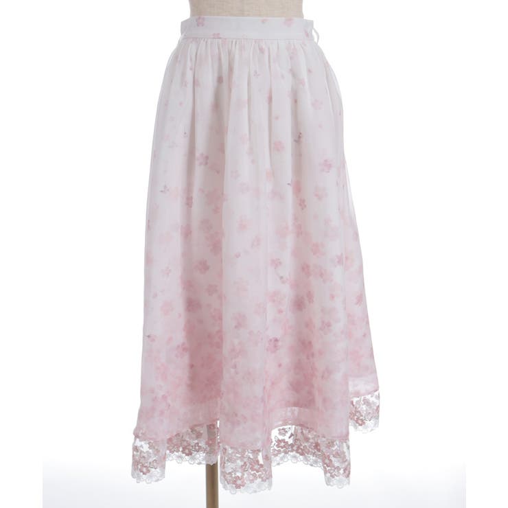 桜レース×桜柄スカート | axes femme | 詳細画像17 