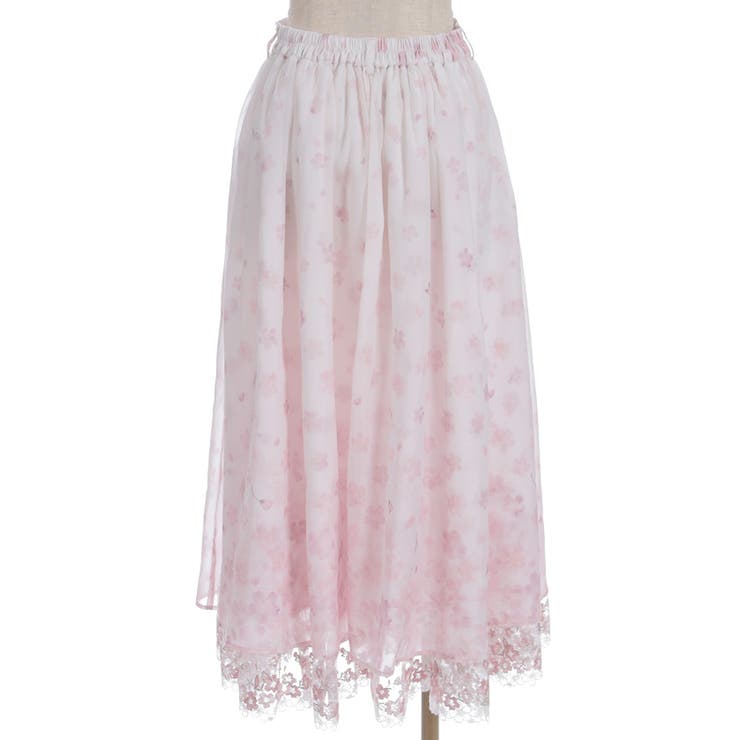 桜レース×桜柄スカート | axes femme | 詳細画像19 