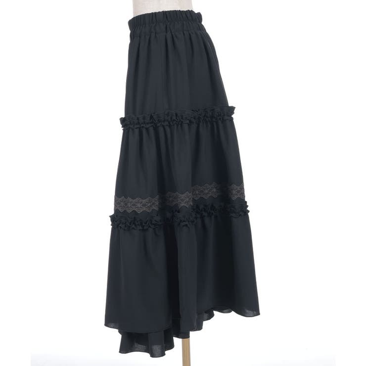 フリル切替ティアードスカート | axes femme | 詳細画像10 