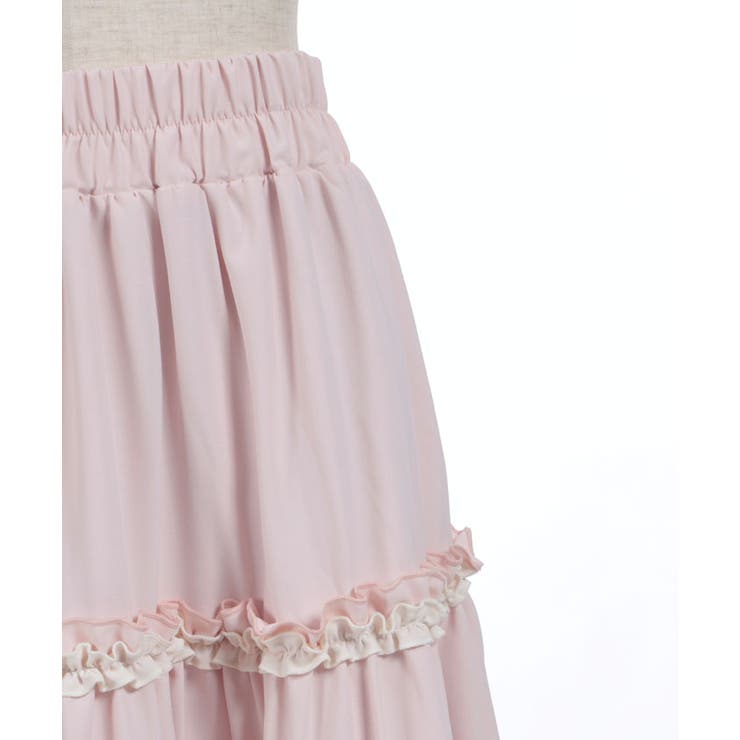 フリル切替ティアードスカート | axes femme | 詳細画像19 