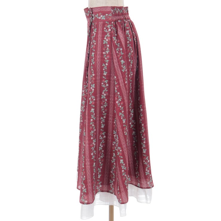 苺柄切替フレアスカート | axes femme | 詳細画像25 