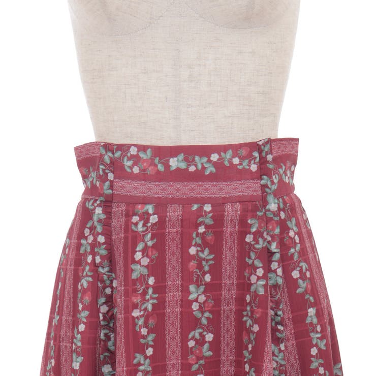 苺柄切替フレアスカート | axes femme | 詳細画像29 