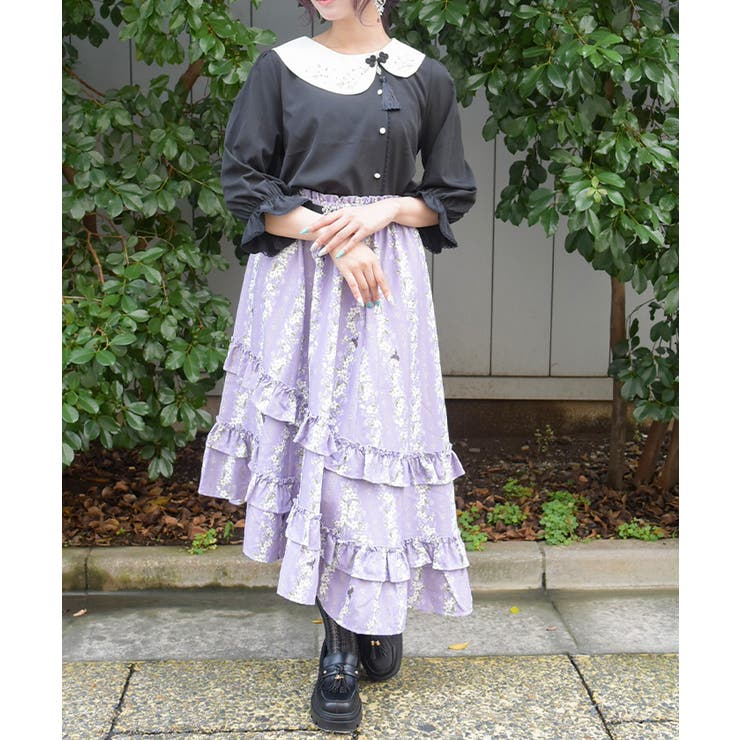 ジャスミン柄マルチＷＡＹスカート | axes femme | 詳細画像8 