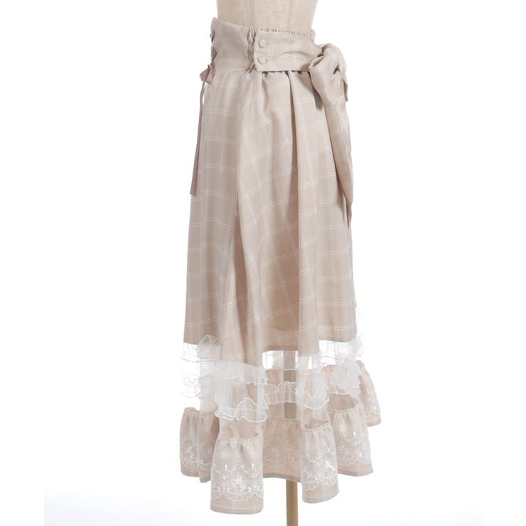 バックリボンハイウエストスカート | axes femme | 詳細画像14 