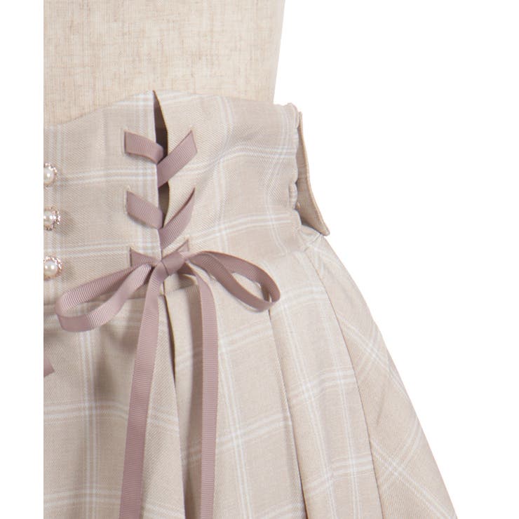 バックリボンハイウエストスカート | axes femme | 詳細画像16 