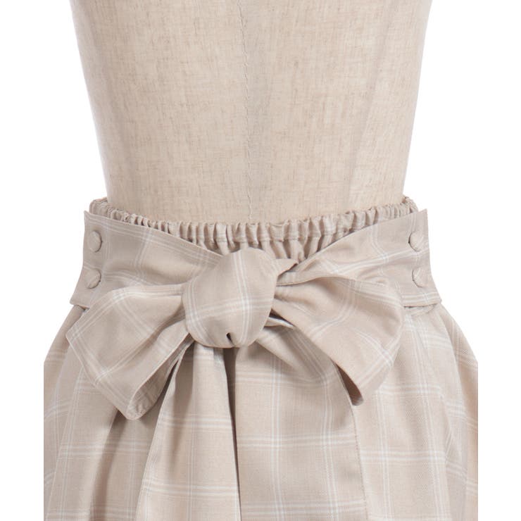 バックリボンハイウエストスカート | axes femme | 詳細画像20 