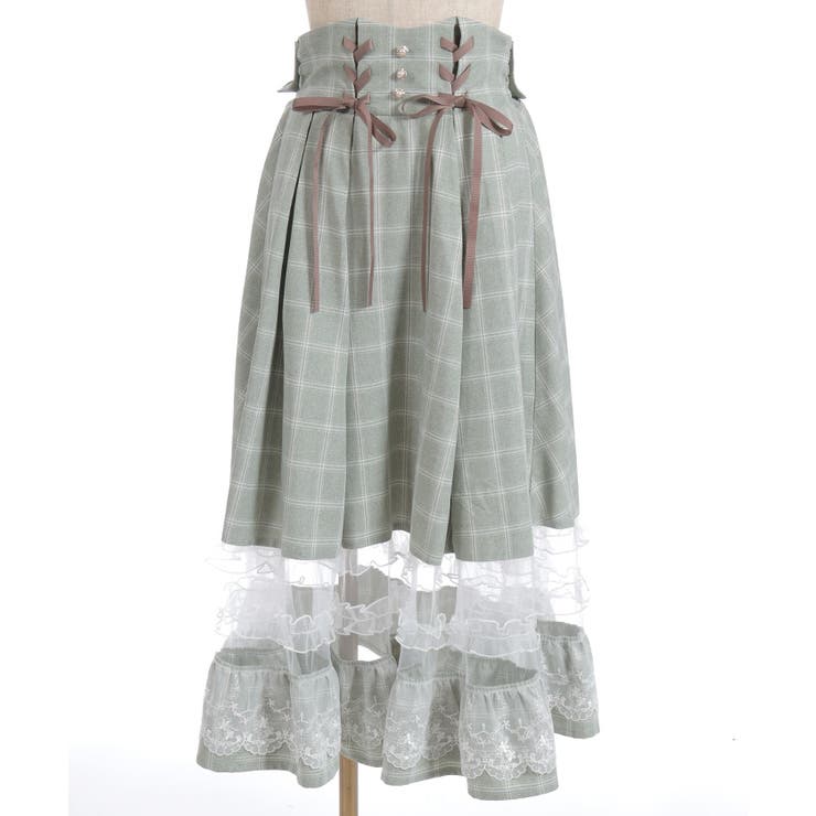 バックリボンハイウエストスカート | axes femme | 詳細画像7 