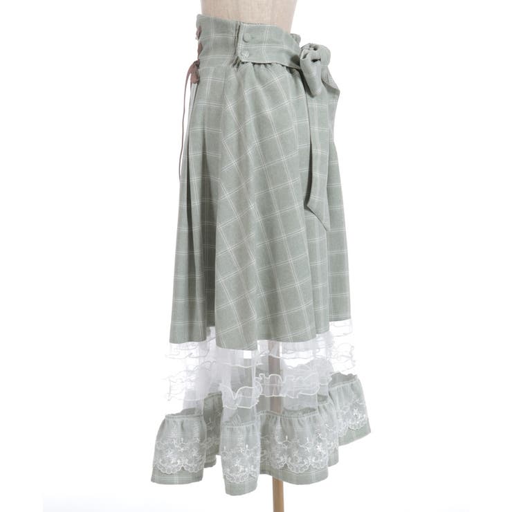 バックリボンハイウエストスカート | axes femme | 詳細画像8 