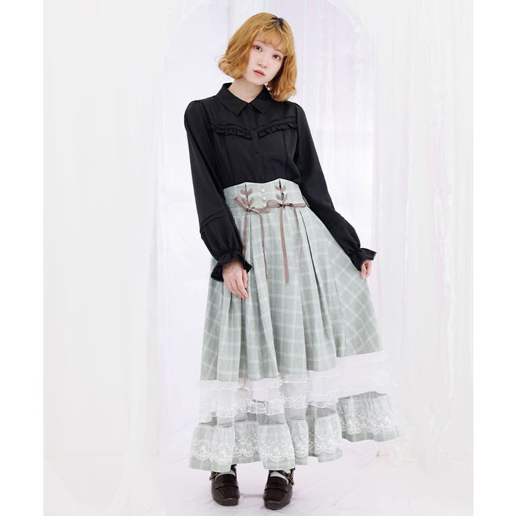 ミント | バックリボンハイウエストスカート | axes femme