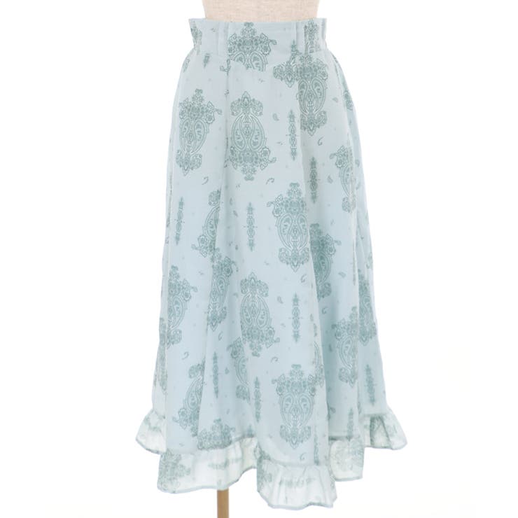 ペイズリー柄スカート[品番：IGAW0000169]｜axes femme（アクシーズ  