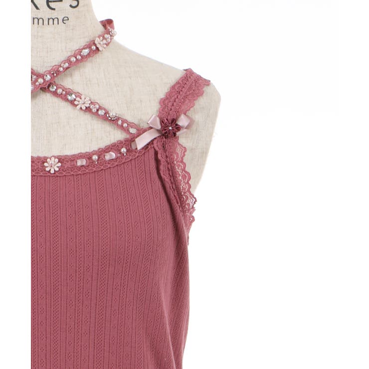 axes femme キャミソール 5点セット まとめ売り 詰め合わせ ② ビスチェデザインキャミソール | outlet | axes femme online shop