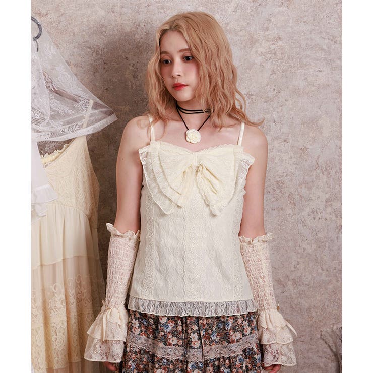 axes femme ビックリボン黒キャミソール Mサイズ