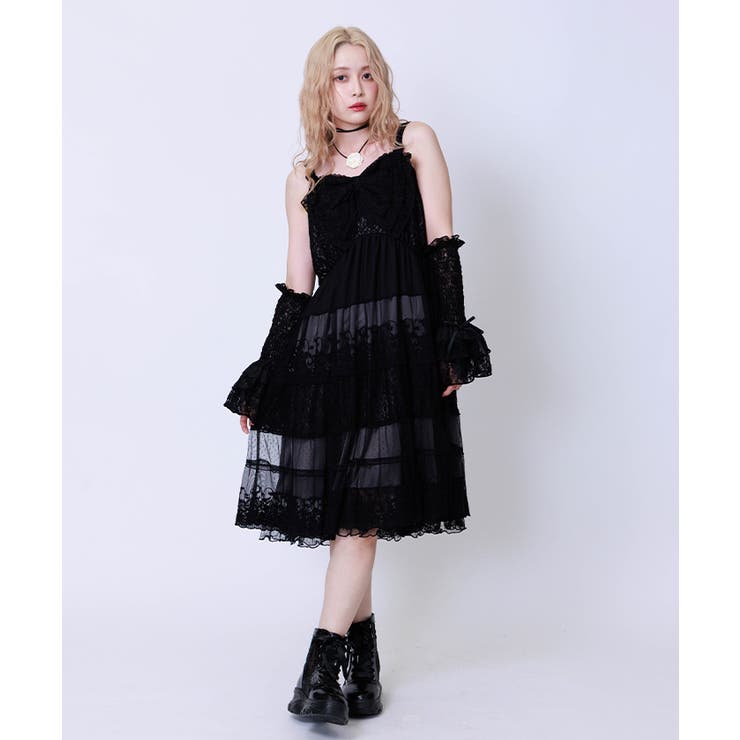 レーシービッグリボンキャミ[品番：IGAW0006554]｜axes femme