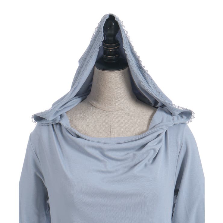 ドレープアシメレースヘムプルオーバー | axes femme | 詳細画像12 