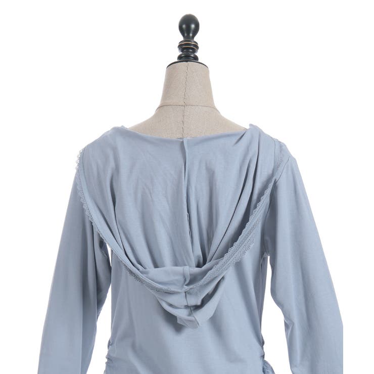 ドレープアシメレースヘムプルオーバー | axes femme | 詳細画像13 